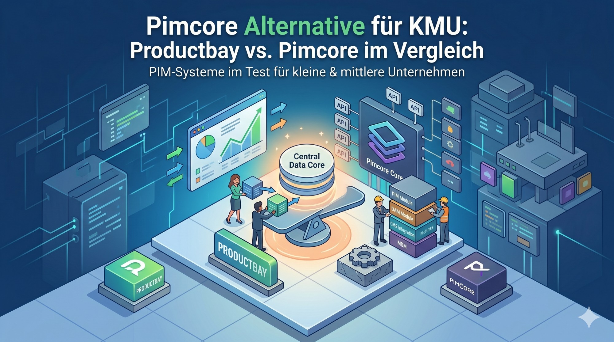 Pimcore Alternative für KMU: Productbay vs. Pimcore im Vergleich